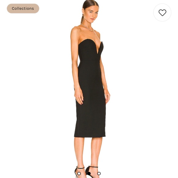 TINX Veronica Beard Colebrook Dress in Black - Picture 2 of 7